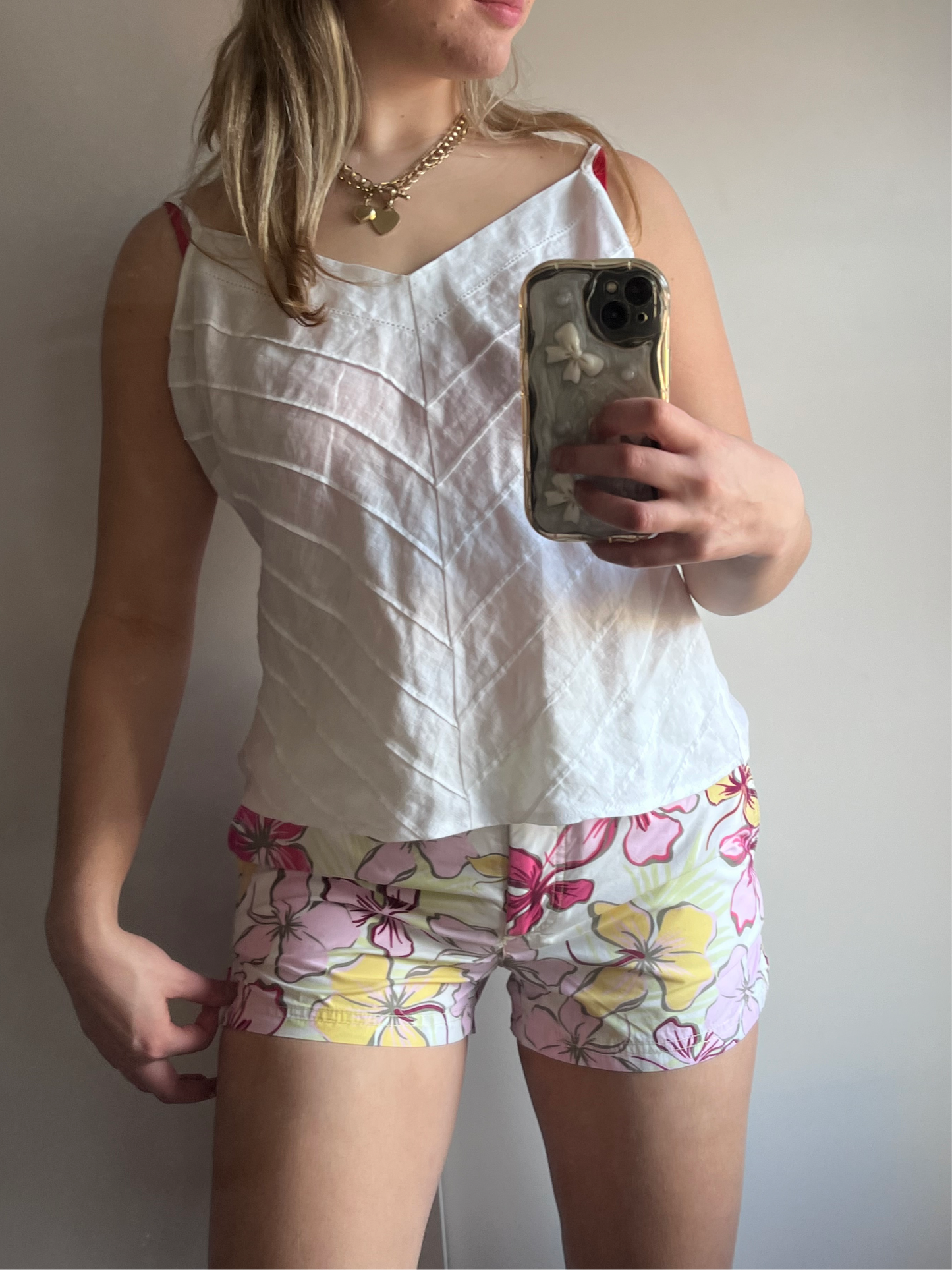 Summer floral shorts