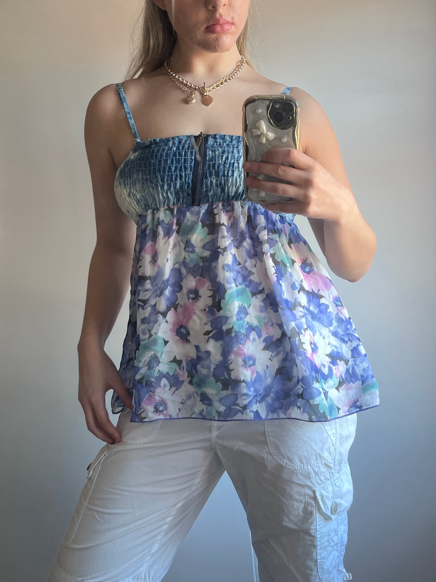 Floral floaty vest