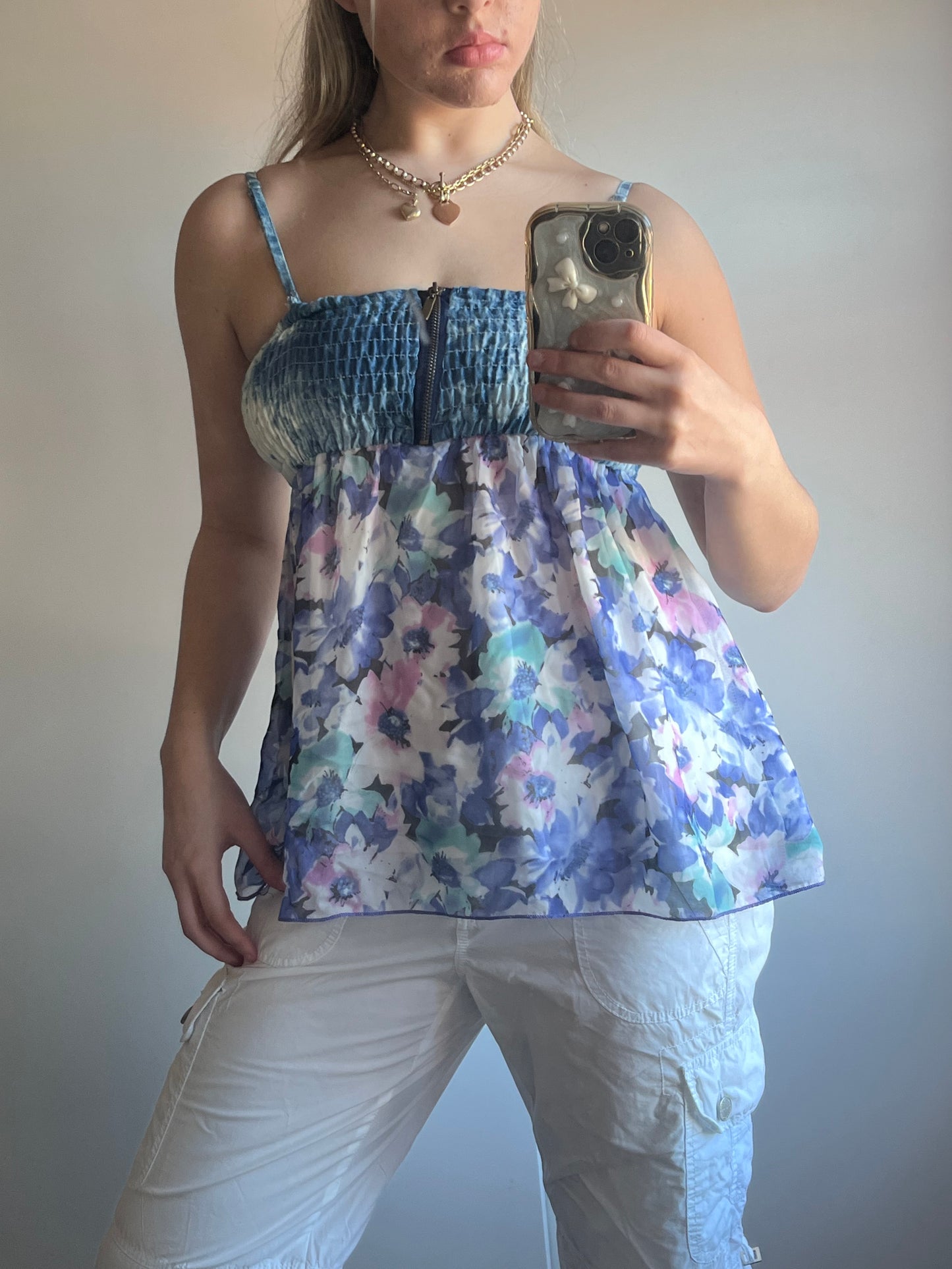 Floral floaty vest