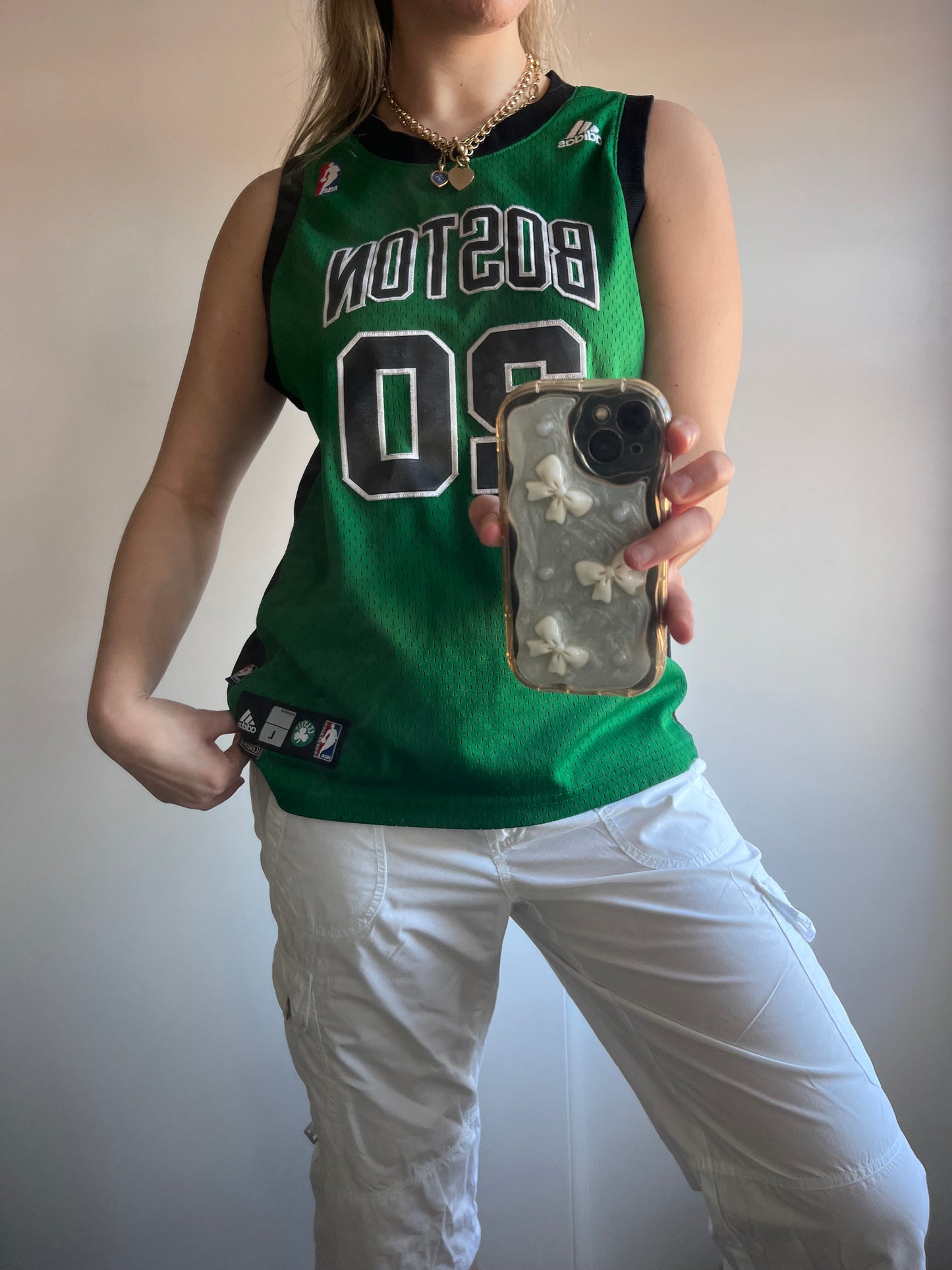 Green NBA basketball vest