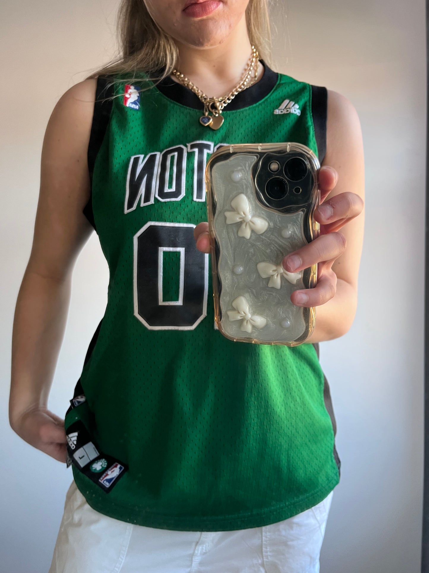 Green NBA basketball vest