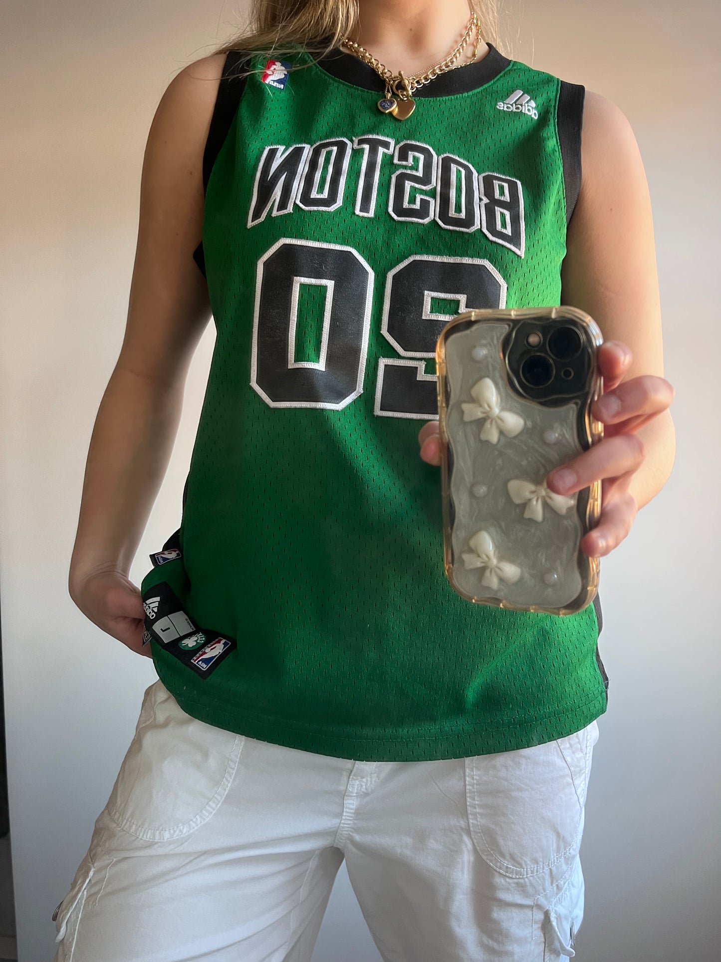 Green NBA basketball vest