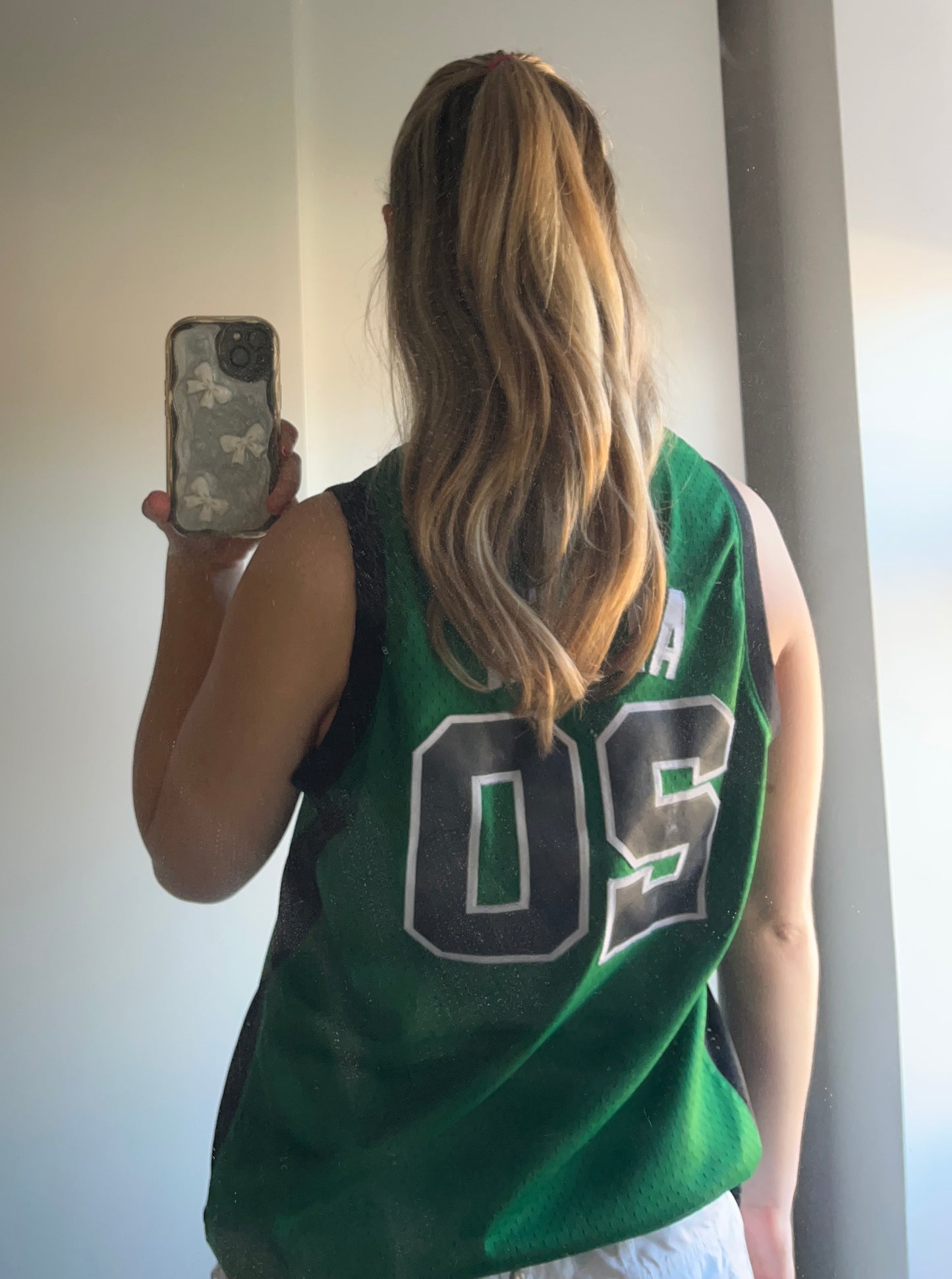 Green NBA basketball vest