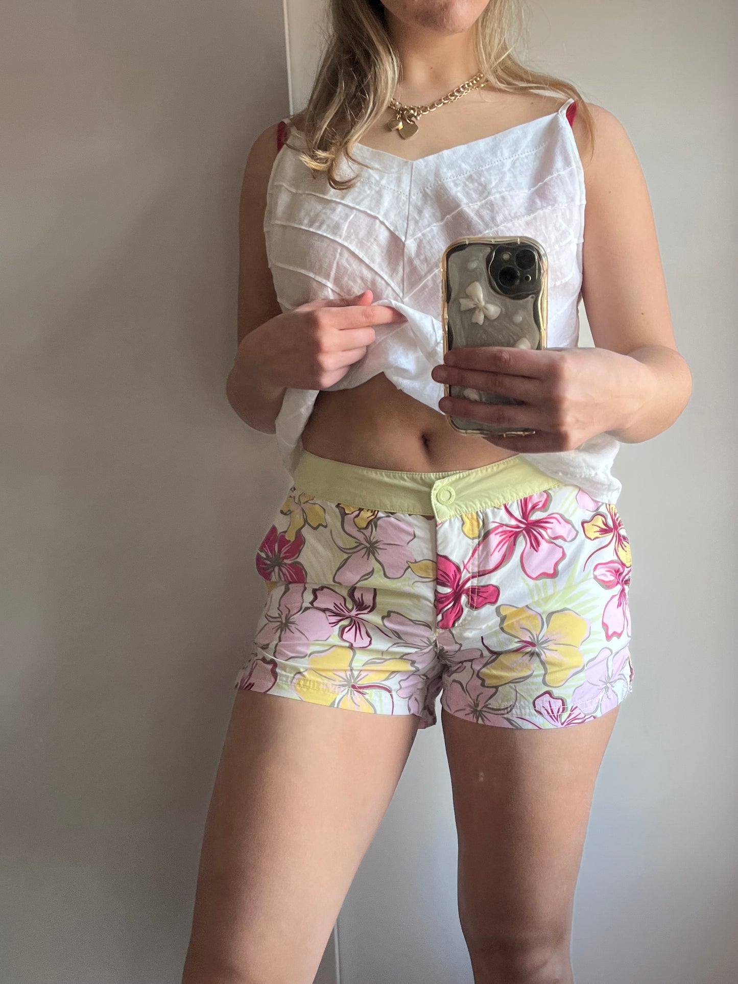 Summer floral shorts